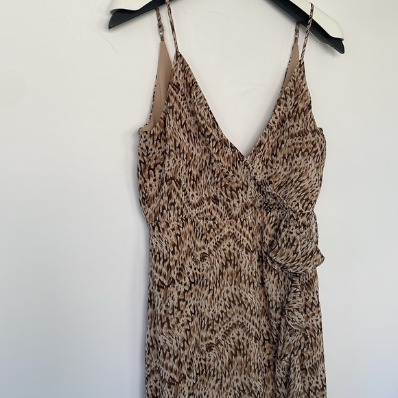 Bardot Revolve Cascading Ruffle Printed Ellie Midi Dress Slip Dress Sundress 8/M - Picture 10 of 17